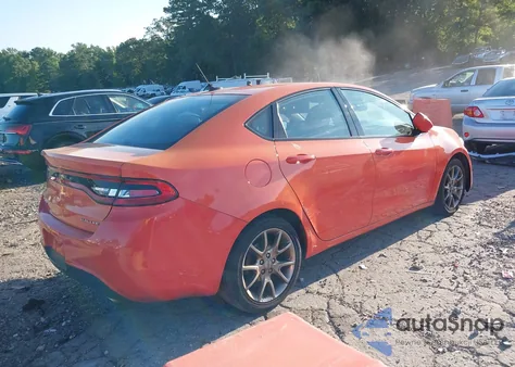 2015 Dodge Dart Sxt из США, поврежденный, VIN 1C3CDFBB9FD224697